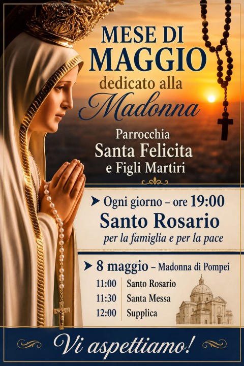 Immagine di MESE DI MAGGIO – DEDICATO ALLA MADONNA